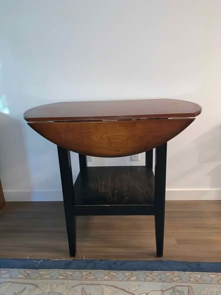 Photo of free Round wood table (East Boston) #1