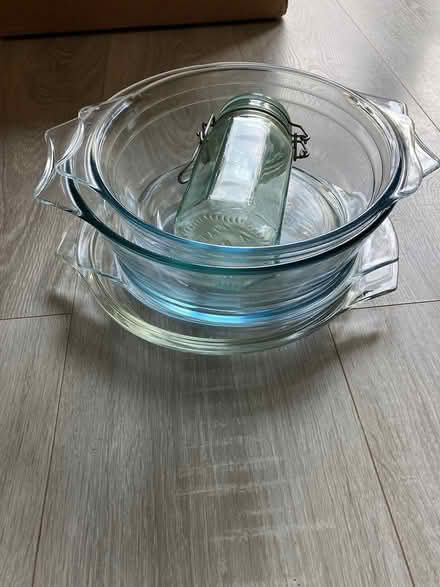 Photo of free kilner jar & pyrex dishes (Aberthin, Cowbridge CF71) #1