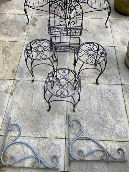 Photo of free Metal garden pot stands and brackets (Watlington OX49) #3