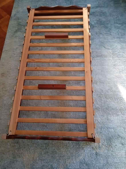 Photo of free cot (or large dog bed) frame (Nyetimber PO21) #2