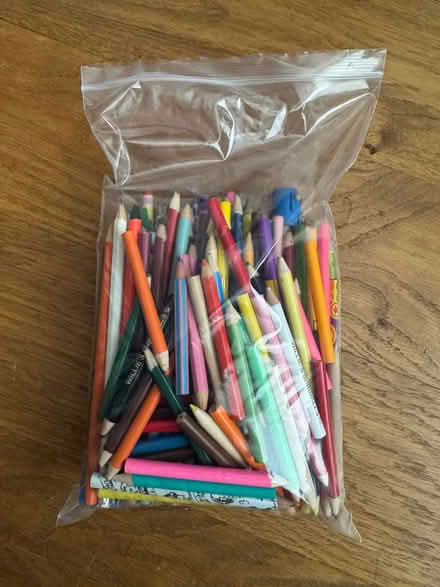 Photo of free A bag of kids coloured pencils (North Watford WD24) #2