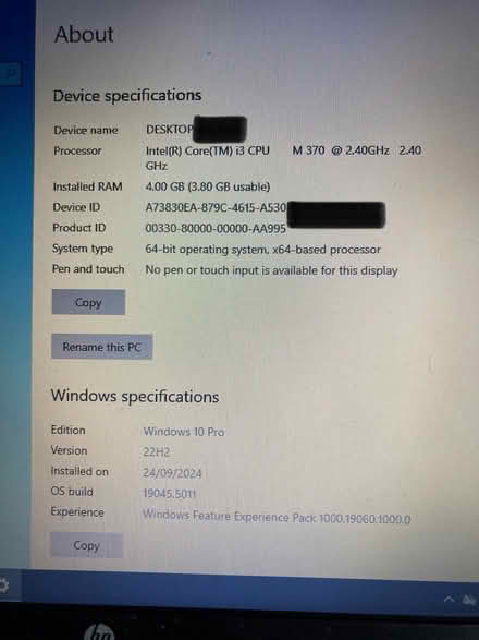 Photo of free Laptop (Walton Cardiff GL20) #2