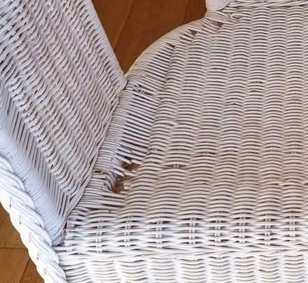 Photo of free Wicker chair (Bare LA4) #2