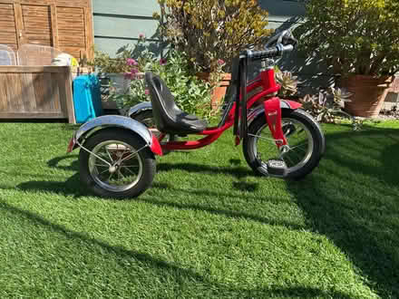 Photo of free Classic red tricycle (Westbrae, Berkeley) #2