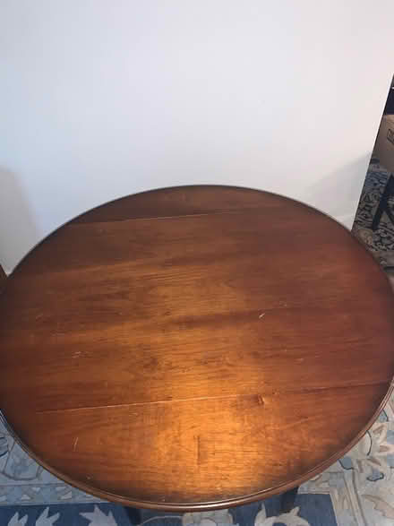 Photo of free Round wood table (East Boston) #3