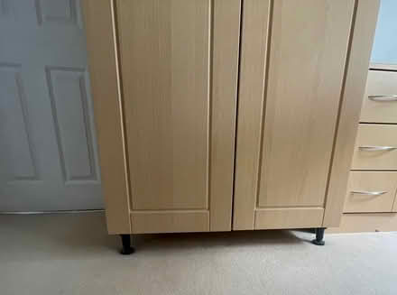 Photo of free 2 door light beech Wardrobe (Wheathampstead) #2