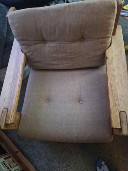 Photo of free Wooden 70s Scandinavian style chair (LE8 Whetstone, Leicester) #4