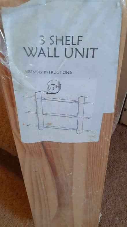 Photo of free 3 shelf wall unit (Sandilands CR0) #1