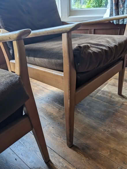 Photo of free Mid century Cintique armchairs x2 (Llansantffraid SY22) #4