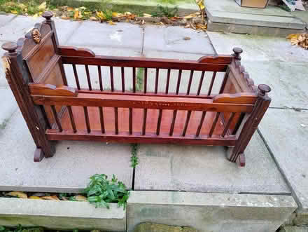 Photo of free Wooden old style cot (Rockingham) #2