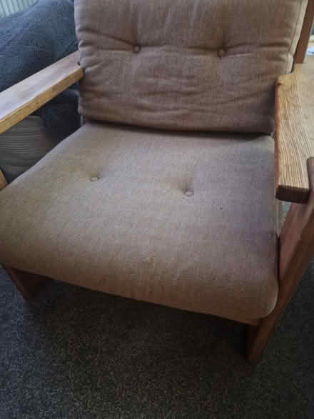 Photo of free Wooden 70s Scandinavian style chair (LE8 Whetstone, Leicester) #3