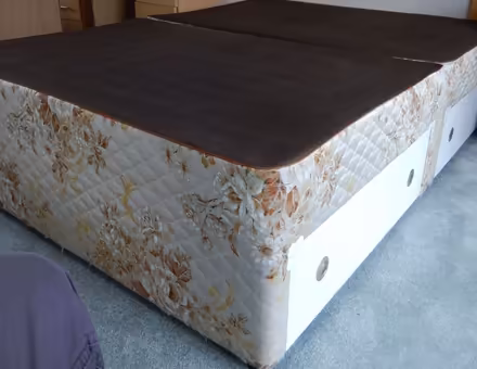 Photo of free Divan bed base with 4 drawers (Gornhay Cross EX16) #1