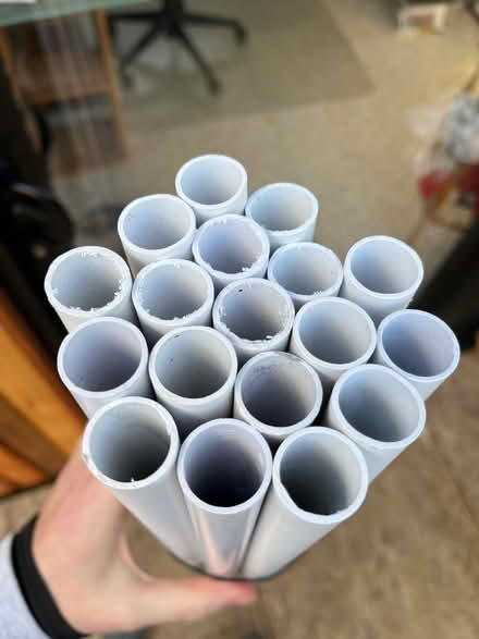 Photo of free Lengths of white round conduit/pipe (Gorse Hill M16) #2