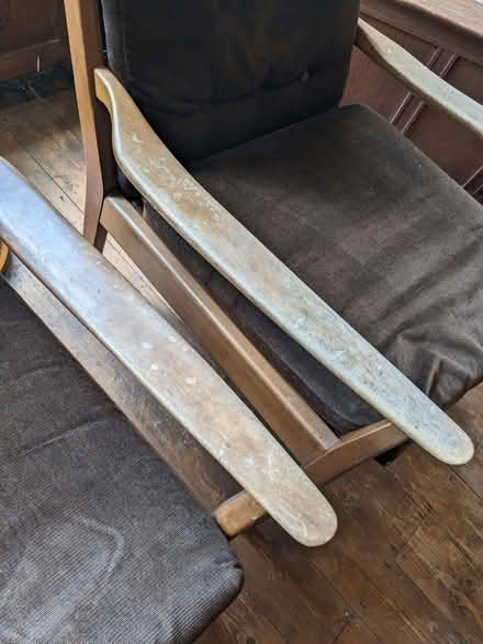 Photo of free Mid century Cintique armchairs x2 (Llansantffraid SY22) #1