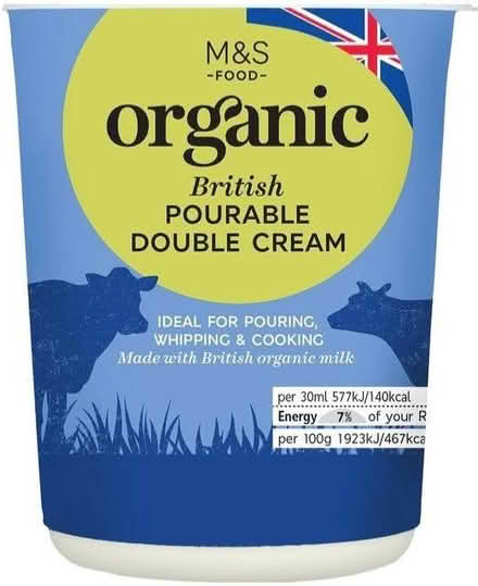 Photo of free Organic Double Cream (Central Reading RG1) #1