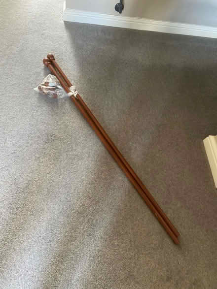 Photo of free Brown Curtain Pole (Killamarsh S21) #2