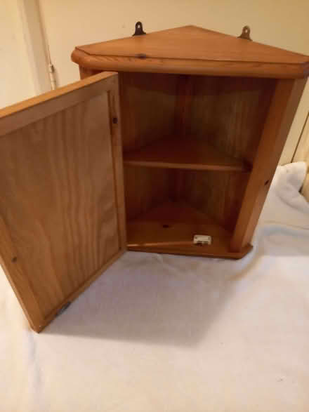 Photo of free pine corner bathroom cabinet (Southwick BN42) #2