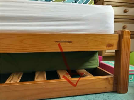 Photo of free Single Stowaway Wooden Trundle Bed (Wheatley, OX33) #1