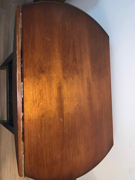 Photo of free Round wood table (East Boston) #4