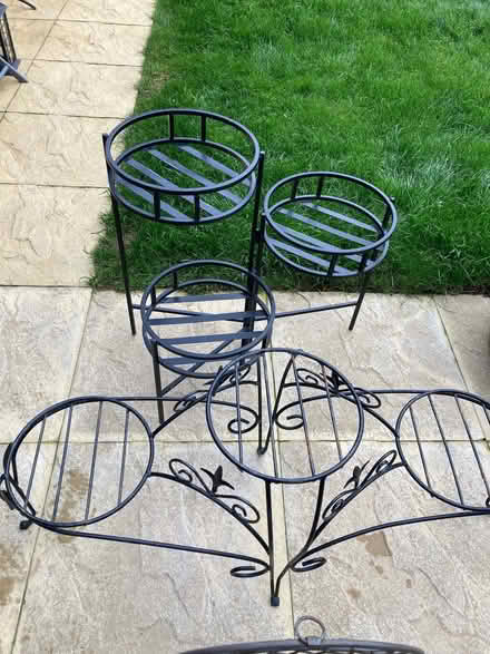 Photo of free Metal garden pot stands and brackets (Watlington OX49) #1