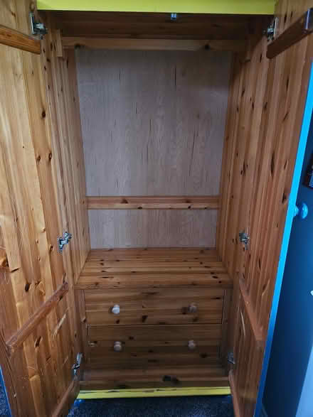 Photo of free Painted wooden wardrobe (WF14) #3