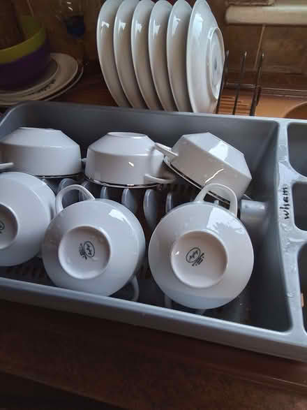 Photo of free Set 6 soup bowls (coupes) with saucers (Fords Farm RG31) #2