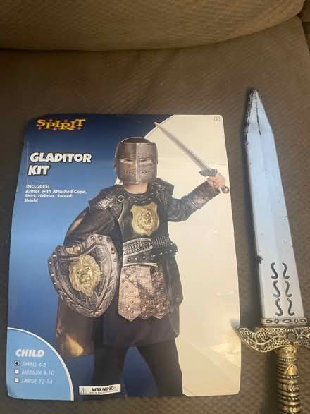 Photo of free Kids Gladiator Halloween Costume (North Fremont, Cabrillo) #1