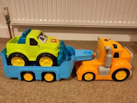 Photo of free Large plastic cars and truck (Hollingbury BN1) #1