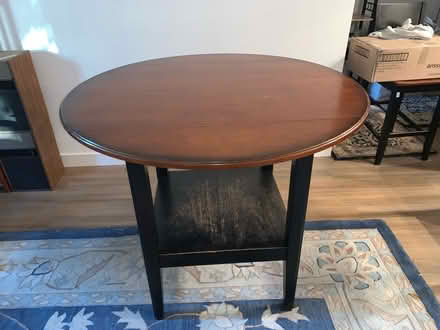 Photo of free Round wood table (East Boston) #2