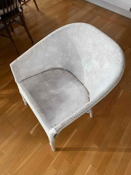 Photo of free White rattan chair, Stepney E1 (Stepney E1) #2