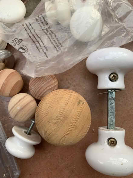 Photo of free Selection chrome/wooden/Ceramic door/drawer knobs (Nyetimber PO21) #3