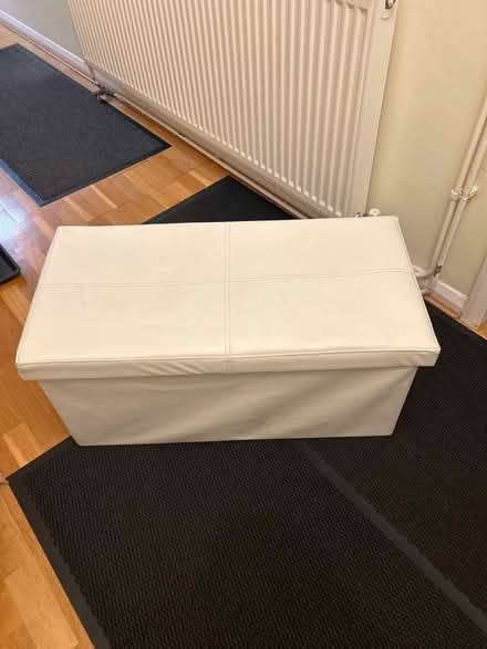 Photo of free Cream storage box (Hastings. Broom grove TN34) #1