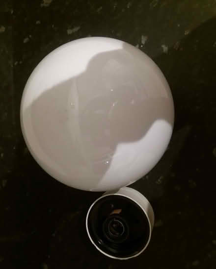 Photo of free Bathroom ceiling light (white globe type) (Malvern Wells WR14) #2