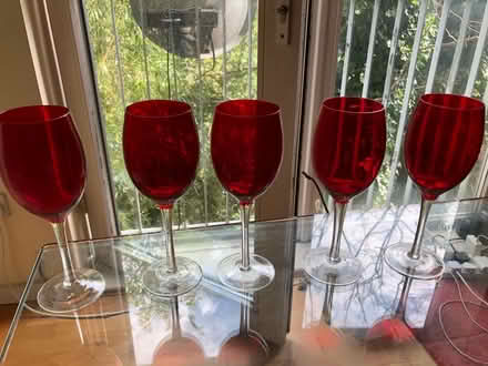Photo of free 5 wine glasses (W9) #1