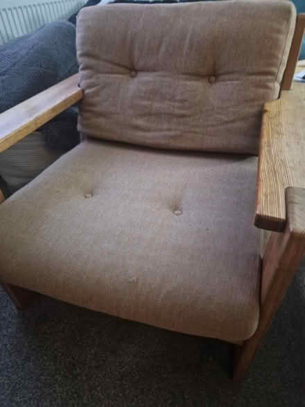 Photo of free Wooden 70s Scandinavian style chair (LE8 Whetstone, Leicester) #2
