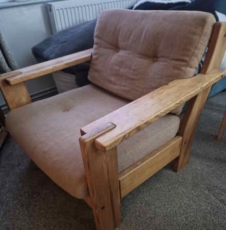 Photo of free Wooden 70s Scandinavian style chair (LE8 Whetstone, Leicester) #1