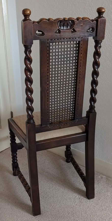 Photo of free Four believed antique dining room chairs (Toton NG9) #2