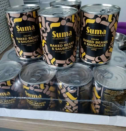 Photo of free Tins of baked beans and vegan sausages (past BBE date) (Splott CF24) #1