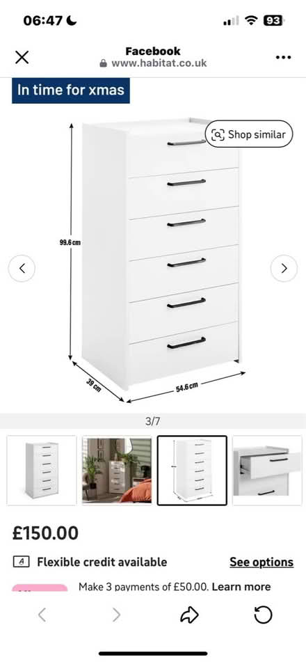 Photo of free Habitat set of draws (CB3) #2
