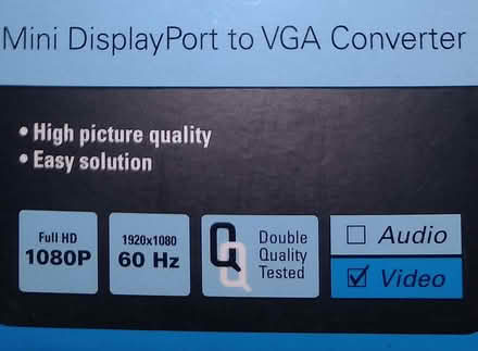 Photo of free Mini Display Port (Dunfermline KY12) #2