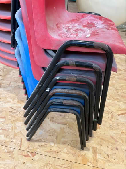 Photo of free 15 vintage stacking children’s chairs (Morecambe LA4) #4