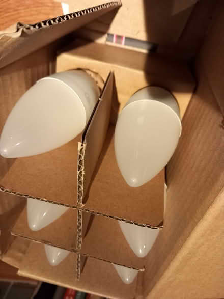 Photo of free 6 bayonet candle light bulbs (Leckhampton GL53) #1