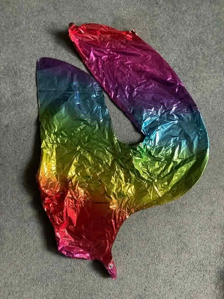 Photo of free Age 4 foil balloon deflated (Eltham, SE9) #1