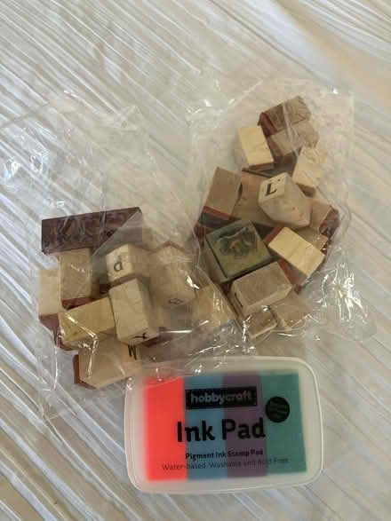 Photo of free Various ink stamps and ink pad (Hove, BN3) #1