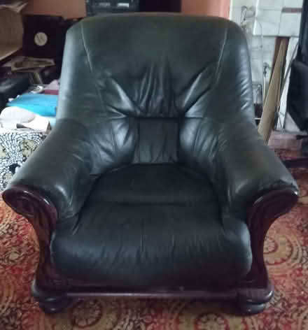 Photo of free Leather armchair (Hollingbury BN1) #1