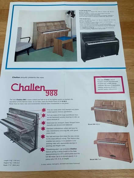 Photo of free Challen upright piano (Coventry CV5) #2