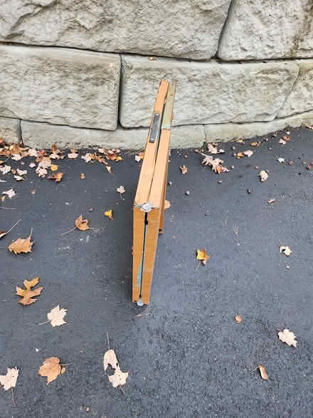 Photo of free Table, metal, great for Tailgating (lunenburg) #2