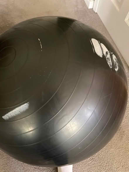 Photo of free Exercise ball (black) (north Downers Grove) #2
