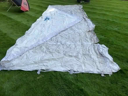 Photo of free Side of a marquee - good for covering items to keep dry (Stifford Clays RM16) #1