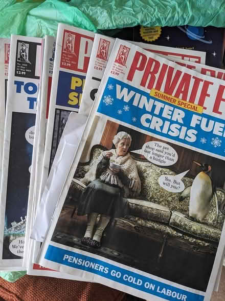 Photo of free 16 copies private eye magazine (Handsworth B20) #1